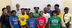 Ethan S Bain Environmental Foundation Student Speech Finalists tour Ecology Park